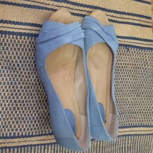 Blue open-toe sandals